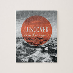 Canyons   Discover New Horizons Quote Jigsaw Puzzle