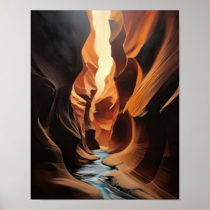Canyons étroits Utah Impression d'art de paysage A
