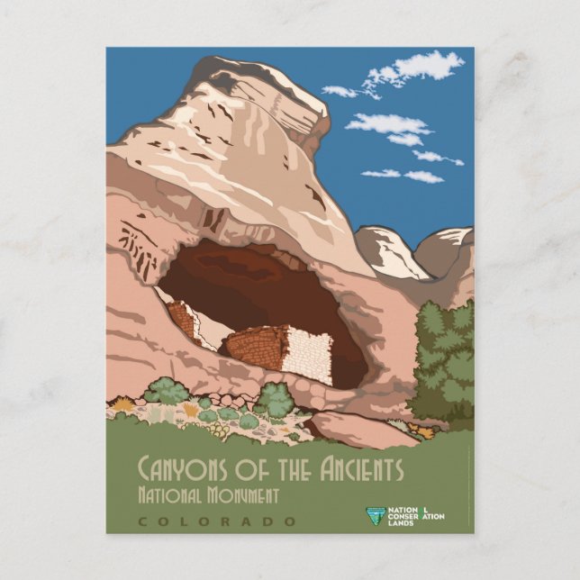 Canyons of the Ancients Postcard (Front)
