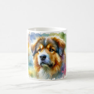 Cao da Serra de Aires Dog 070824AREF123 - Watercol Coffee Mug