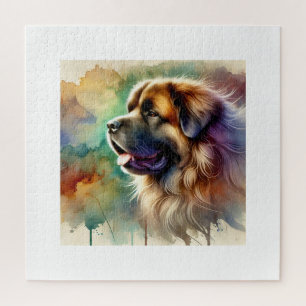 Cao de Castro Laboreiro 220824AREF145 - Watercolor Jigsaw Puzzle
