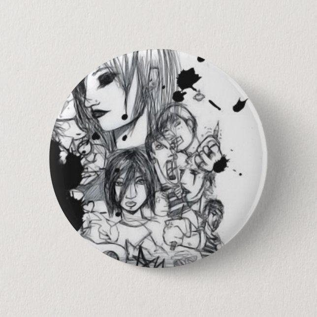 caos 2 inch round button (Front)