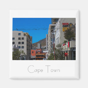 Cap Afrique du Sud Magnet de rue Cityscape