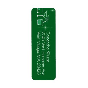 Cap and Cocktail Graduation Party Dark Green