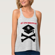 Cap and Crossbones #CancerGrad Tank