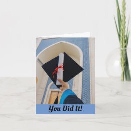 Cap And Diploma Grad Greeting Card