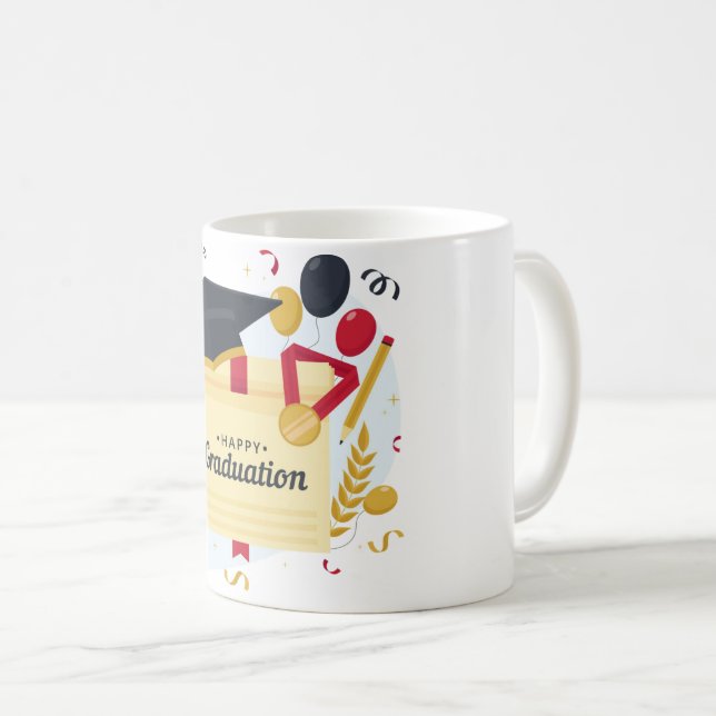 cap and gown gift mug (Front Right)