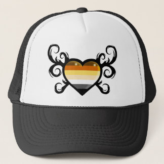 cap bear flag heart