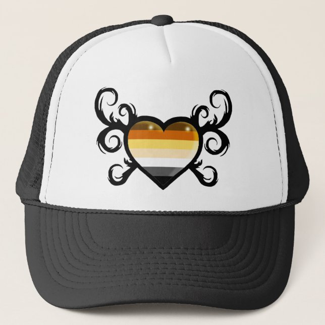 cap bear flag heart (Front)
