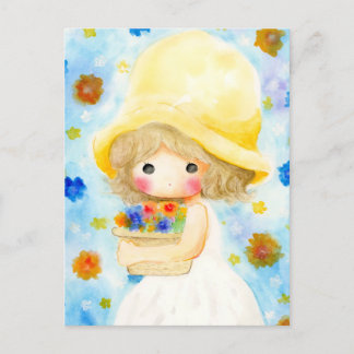 Cap big holiday postcard