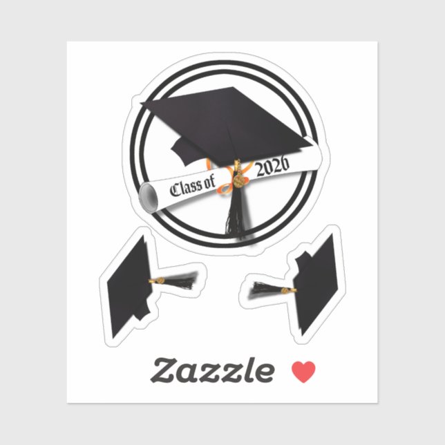 Cap Diploma Class of 2026 Graduation (Sheet)