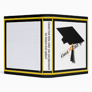 Cap Diploma Class of 2026 Graduation Binder