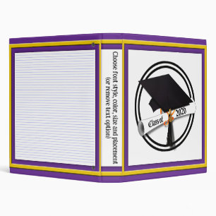 Cap Diploma Class of 2026 Graduation Binder
