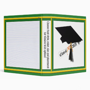 Cap Diploma Class of 2026 Graduation Binder