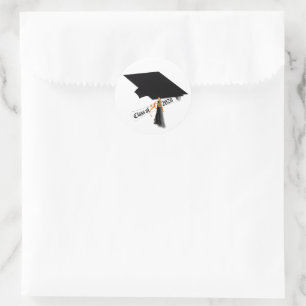 Cap Diploma Class of 2026 Graduation Classic Round Sticker