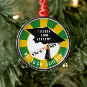 Cap Diploma Class of 2026 Graduation Metal Ornament