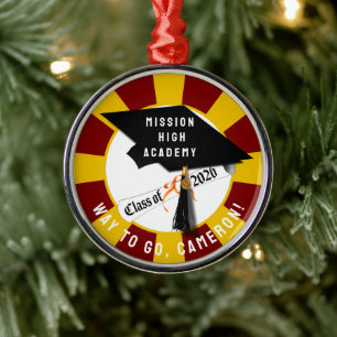 Cap Diploma Class of 2026 Graduation Metal Ornament