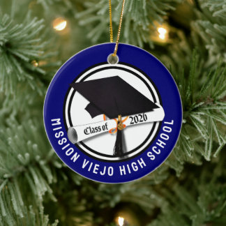 Cap Diploma Class of 2026 Photo Graduation Ceramic Ornament