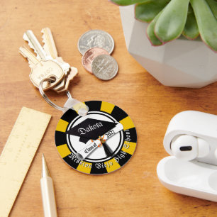 Cap Diploma Class of 2027 Photo Graduation Keychain