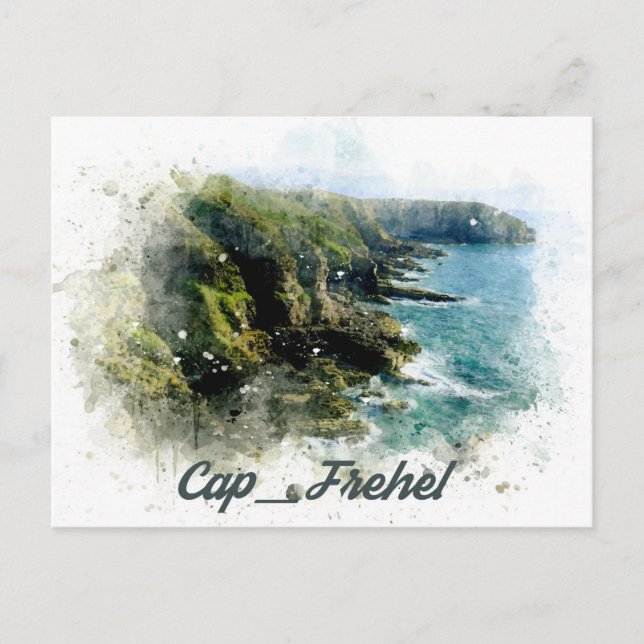 Cap Frehel Brittany France Travel Postcard (Front)