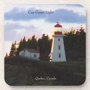Cap Gaspe Light set of 6 plastic coasters