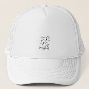 CAP HAPPY CAT DESIGN STYLE