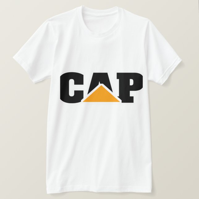 CAP logo CAP and CAT T-Shirt (Design Front)