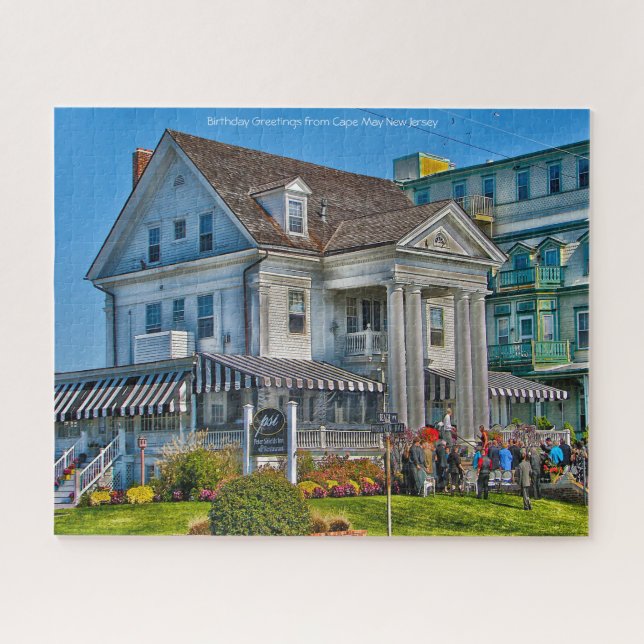 Cap May New Jersey.Christmas Greetings Jigsaw Puzz Jigsaw Puzzle (Horizontal)
