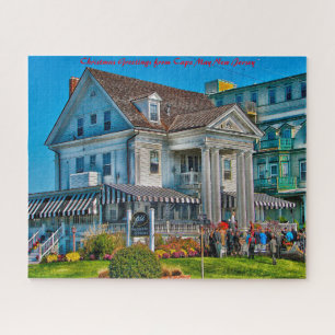Cap May New Jersey.Christmas Greetings Jigsaw Puzzle