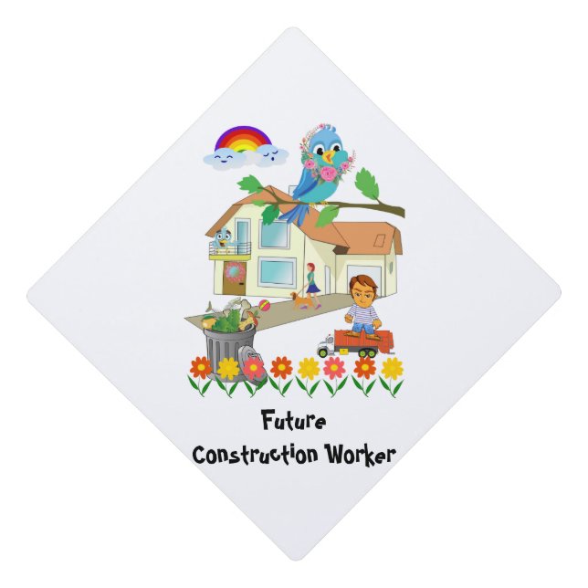 Cap Topper Construction Worker (Front)