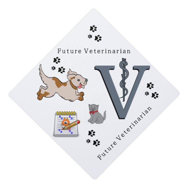 Cap Topper Future Veterinarian (Front)