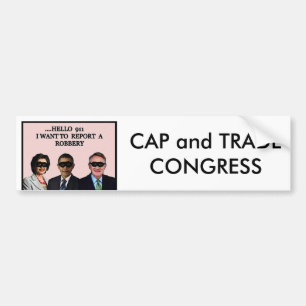 Cap/Trade Congress Bumper Sticker