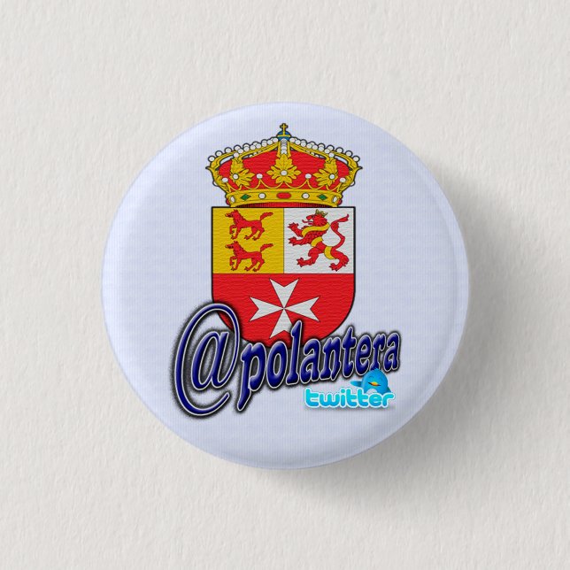 Cap with impervious 1 inch round button (Front)