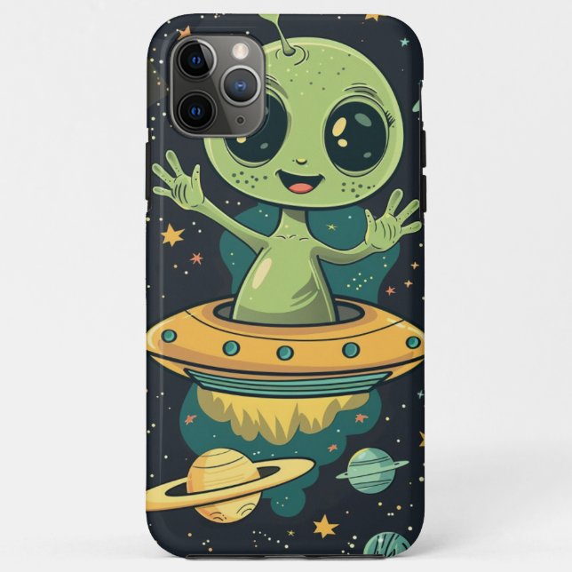 capa iphone GREEN ALIEN Case-Mate iPhone Case (Back)