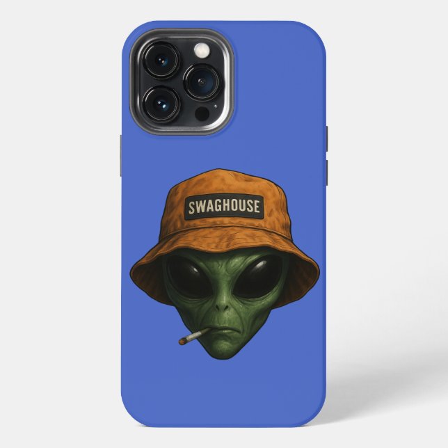 CAPA PARA CELULAR DE EXTRATERRESTRE EM DESIGN  iPhone CASE (Back)