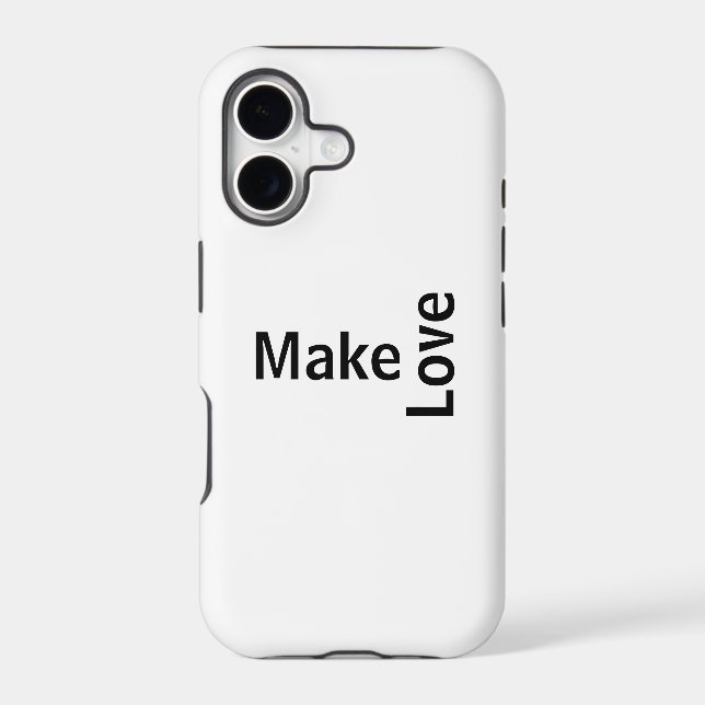 Capa para Iphone make love (Back)