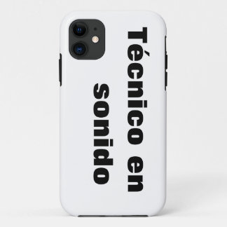 Capa para iphone técnico en sonido iPhone 11 case