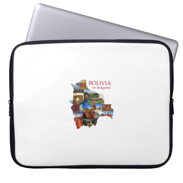 Capa para laptop Bolivia en imagenes Sleeve (Front)