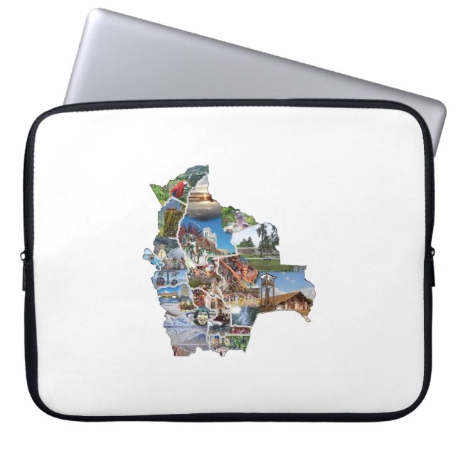 Capa para laptop recuerdo de Bolivia Laptop Sleeve (Front)