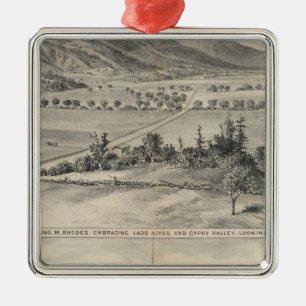 Capay Valley, Harlan farm Metal Ornament