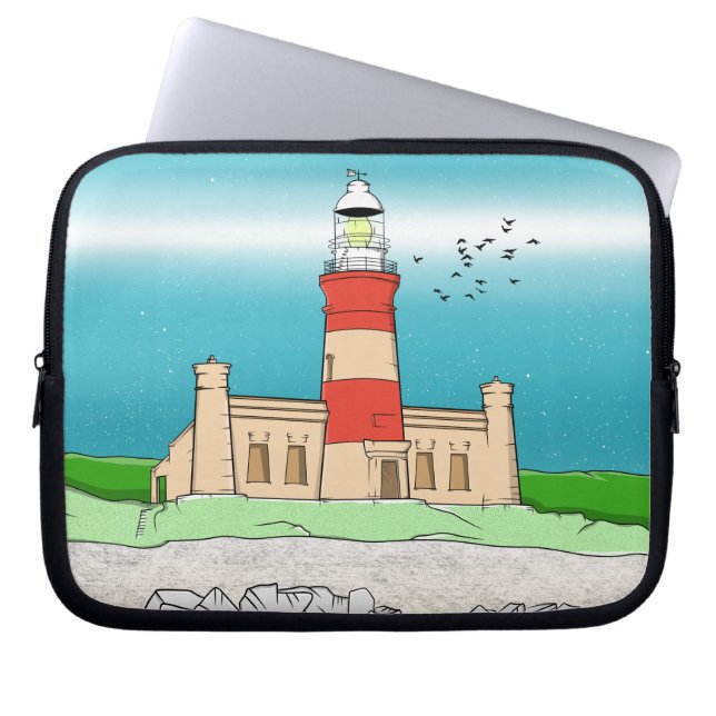 Cape Agulhas Lighthouse Laptop Sleeve (Front)