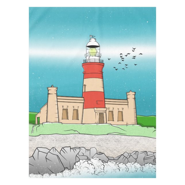 Cape Agulhas Lighthouse Tablecloth (Front)
