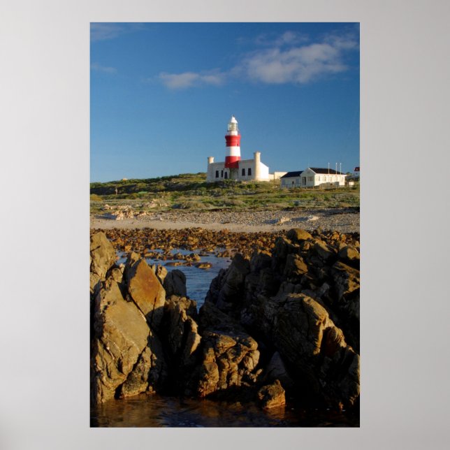 Cape Agulhas Lighthouse, Western Cape Poster (Front)