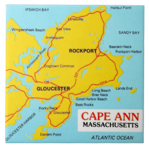 Cape Ann Massachusetts Ceramic Tile