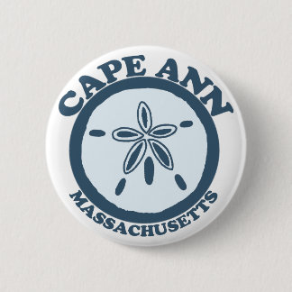 Cape Ann - Sand Dollar Design. 2 Inch Round Button