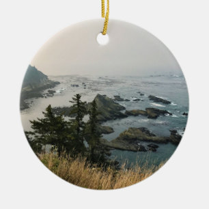 Cape Arago State Park, Oregon Coast Ceramic Ornament