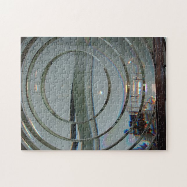 Cape Blanco Lighthouse Fresnel Lens Close Up Jigsaw Puzzle (Horizontal)