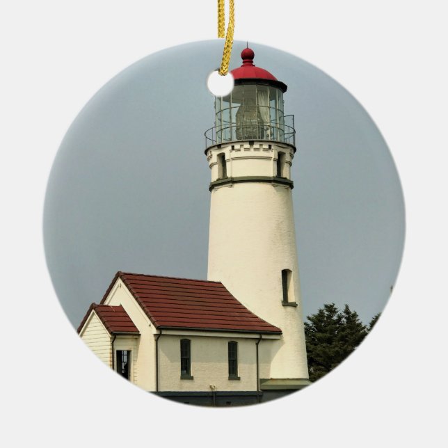 Cape Blanco Lighthouse, OR Ceramic Ornament (Front)