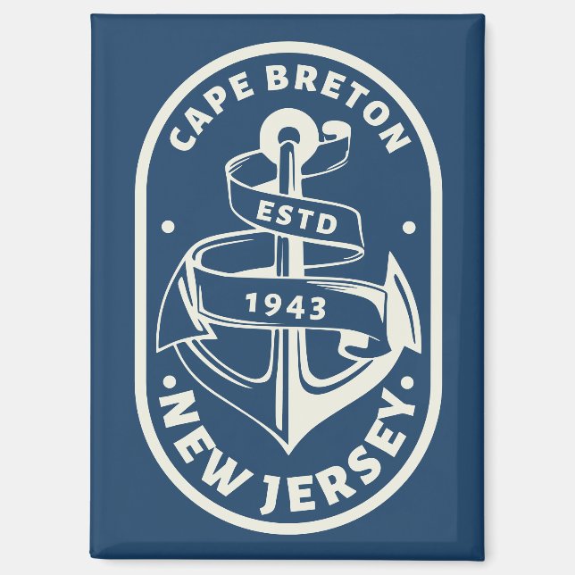 Cape Breton Anchor Magnet (Front)