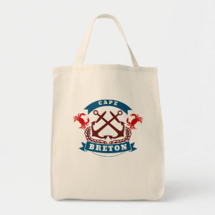 Cape Breton Crab & Anchor Tote Bag